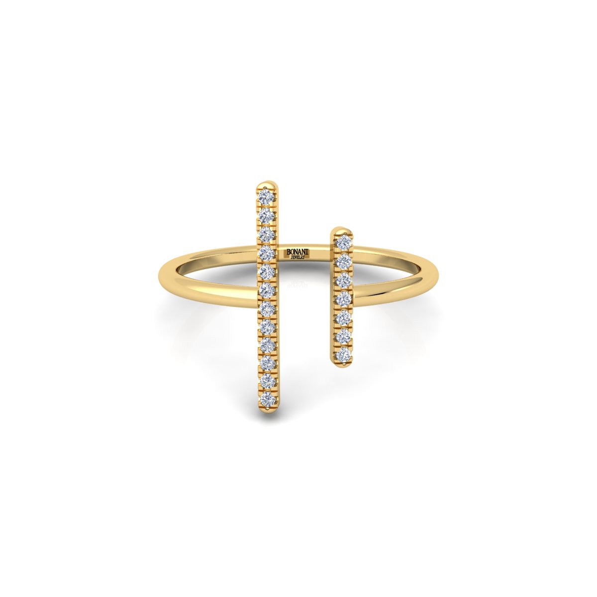 טבעת יוקרתית עדינה בצילום על דגם טבעת יוקרתית עדינה בצילום על דגם