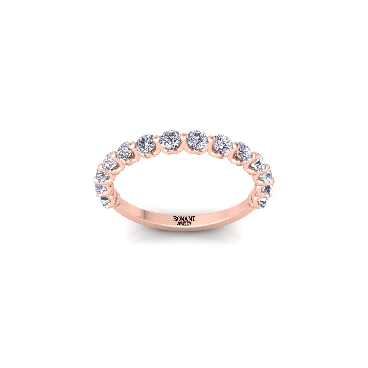 טבעת זהב 14 קראט לנשים עם שיבוץ מדויק