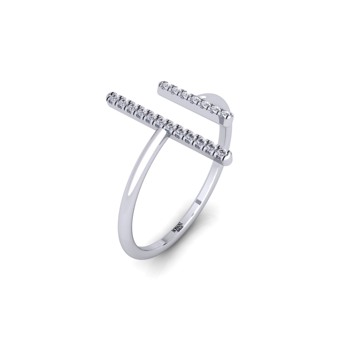 טבעת לנשים עם קווים מעודנים טבעת לנשים עם קווים מעודנים