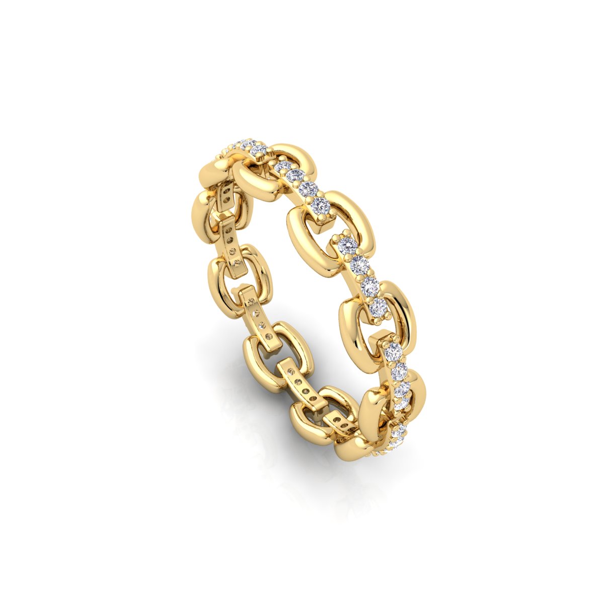 4 View_Perspective_01White Matte_1_Yellow Gold new new_01_GJ טבעת GABRIELLA – תכשיט יוקרתי קלאסי