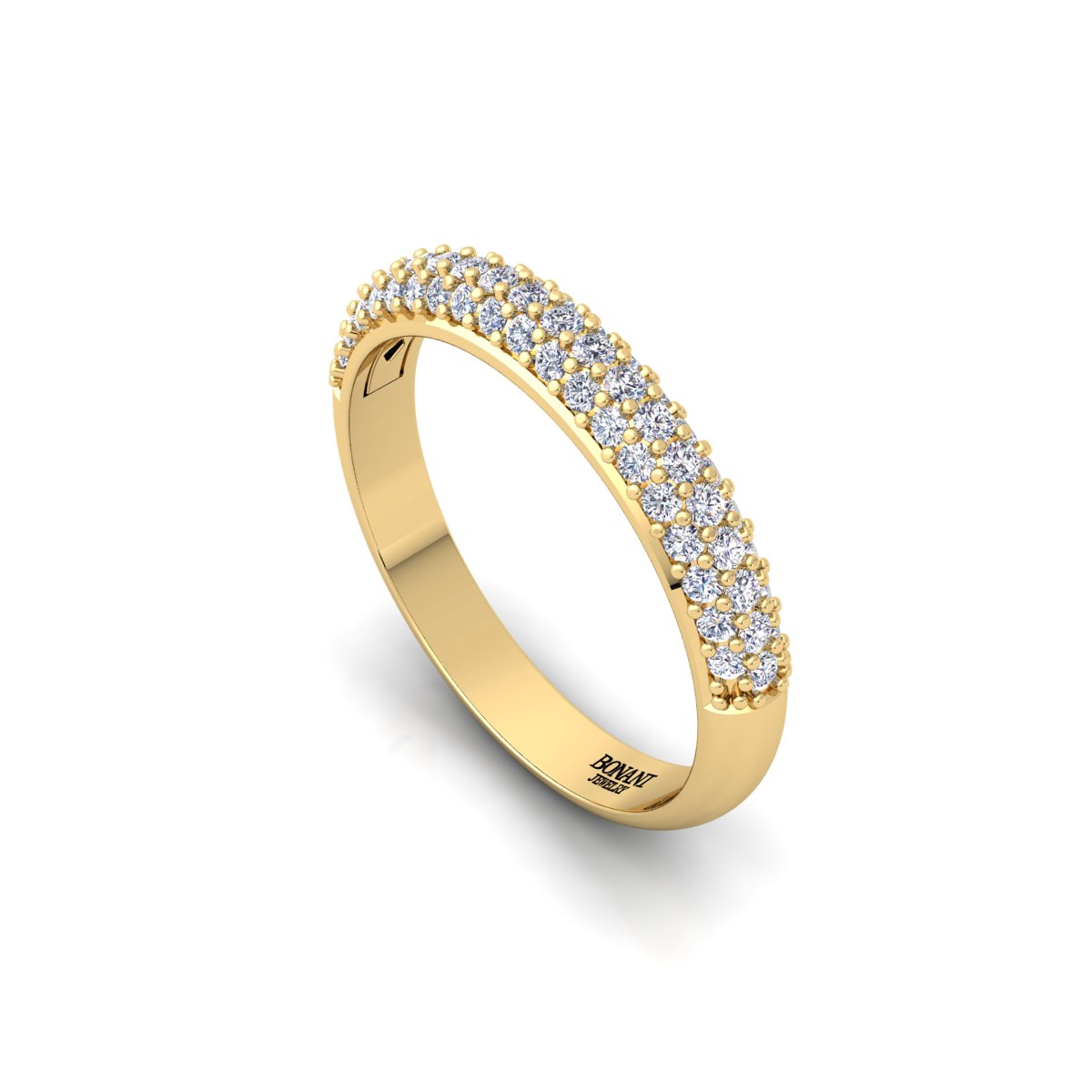 טבעת זהב 14 קראט עם 0.60 קראט יהלומים טבעת זהב 14 קראט עם 0.60 קראט יהלומים