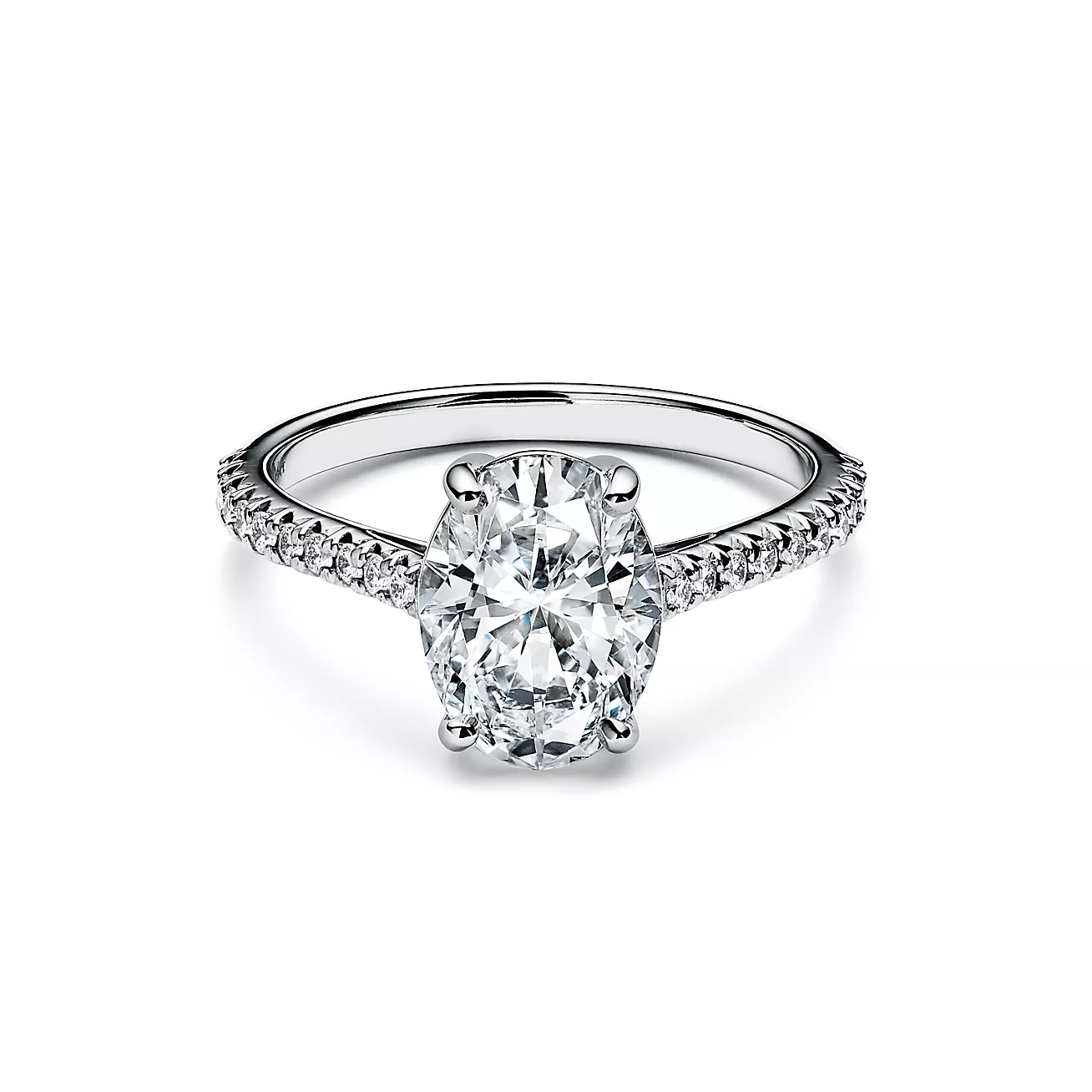 טבעת אירוסין אובל יהלום מעבדה