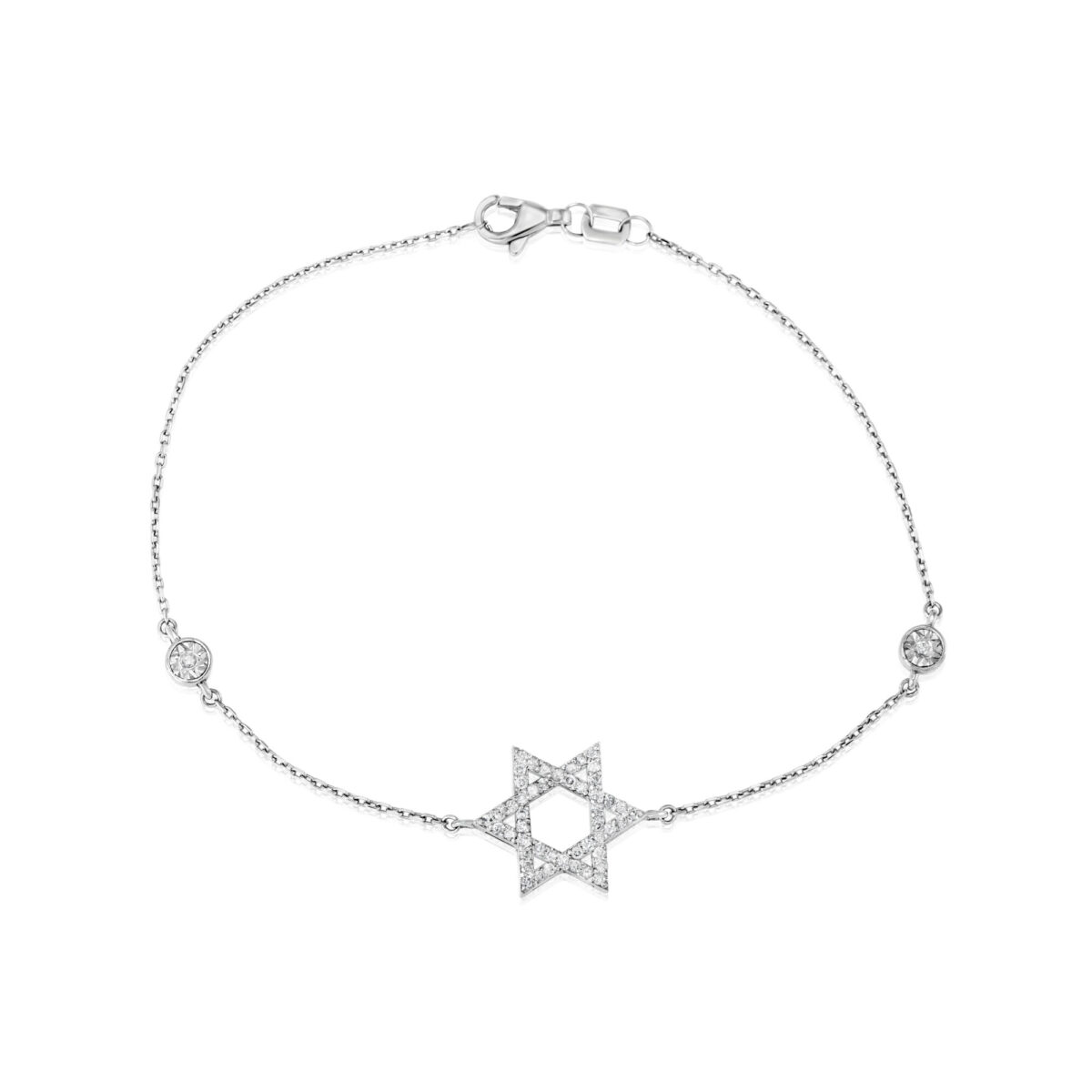 מגן דוד עם יהלומים טבעיים