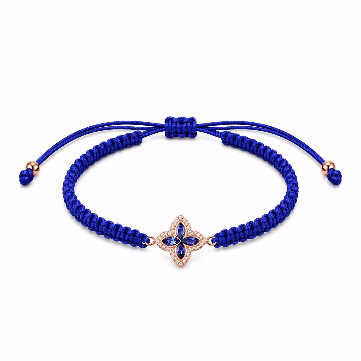 צמיד Floréa Tanzanite Blue עם טנזנייט כחול ויהלומי מעבדה