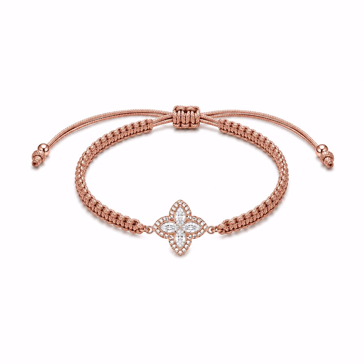 צמיד Floréa Diamonds Lite Brown צמיד Floréa Diamonds Lite Brown משובץ יהלומי מעבדה